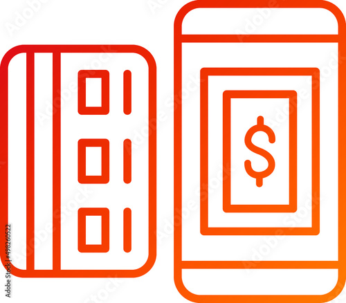 Cashless Payment Icon Style