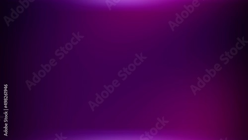 Futuristic motion blurred curve wavy gradient video loop animation. Abstract decoration dynamic purple light effect background template. photo