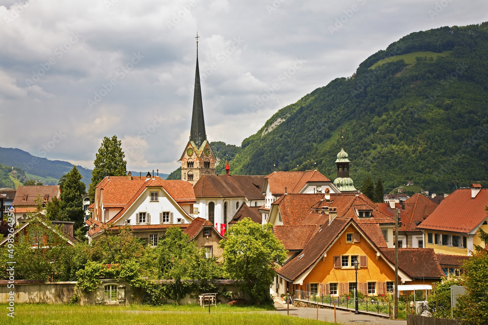 View of Stans. Nidwalden. Switzerland View of Stans. Nidwalden. Switzerland