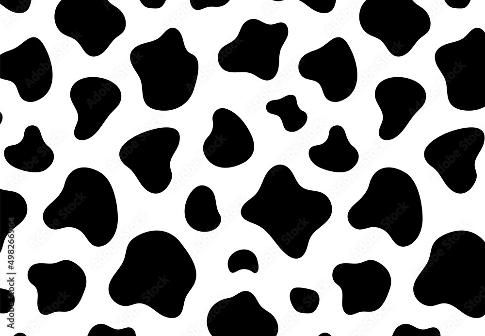 seamless pattern with cow print for banners, cards, flyers, social media wallpapers, etc.