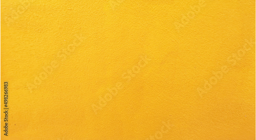 Abstract grunge and scratched technique yellow color concrete wall, cement smooth surface material texture background, Loft style vintage, retro backdrop, build Construction, decoration floor