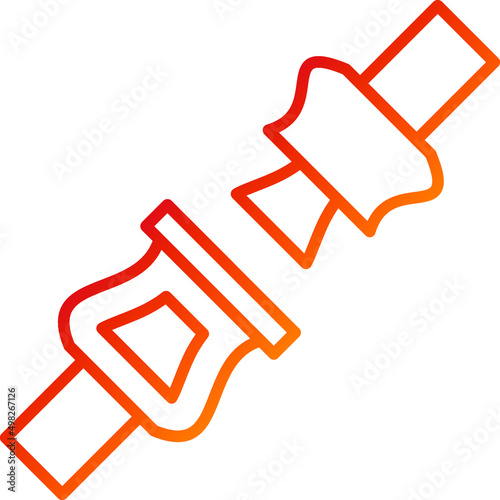 Safety Belt Icon Style