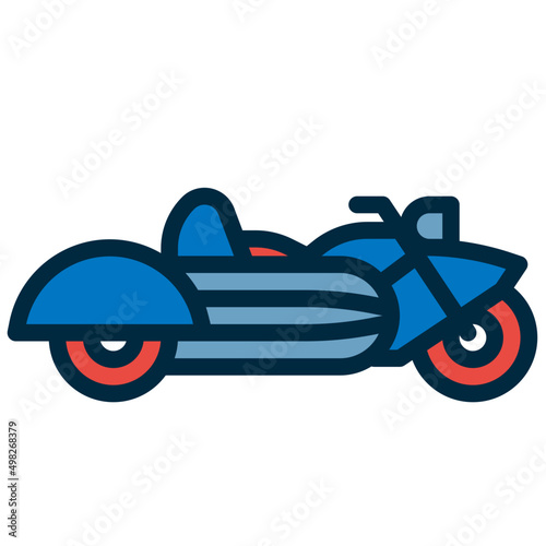 sidecar two tone icon