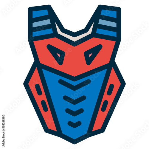 vest two tone icon