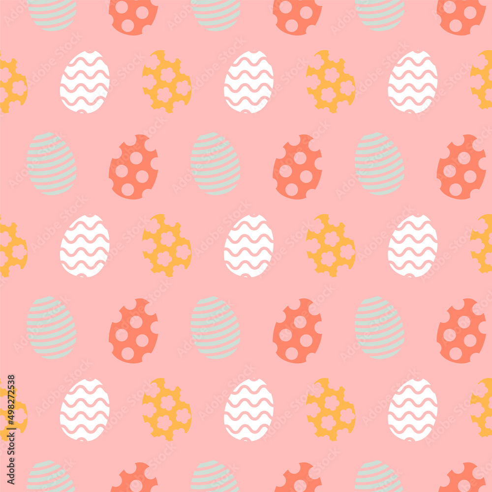 Easter egg pattern. Seamless Easter pattern. Vector Easter egg pattern. Seamless Easter pattern. Vector