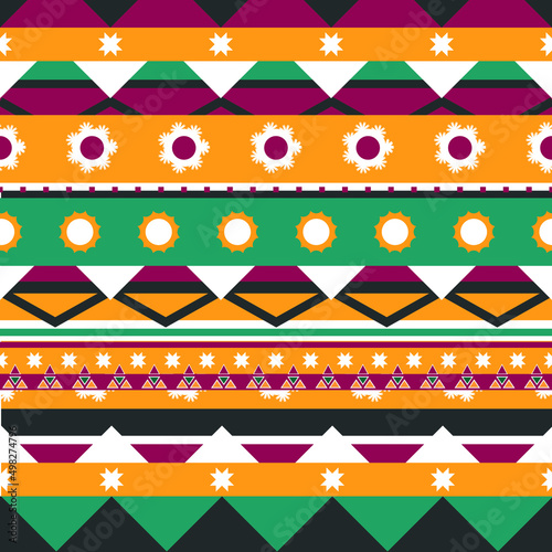 seamless ethnic pattern design.Geometric ethnic oriental ikat pattern traditional Design.ethnic oriental pattern,fabric,embroidery.Mexican pattern.merican pattern.latin african.indian fabric.Mexican