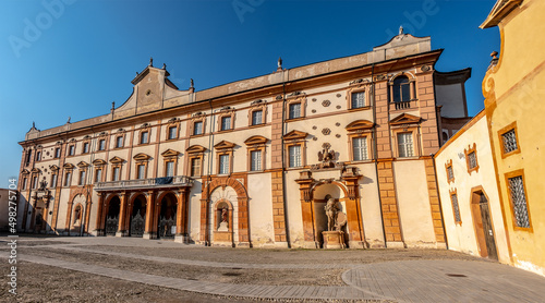 Canvastavla Sassuolo - Modena - Palazzo Ducale or Ducal Palace building facade - italian lan