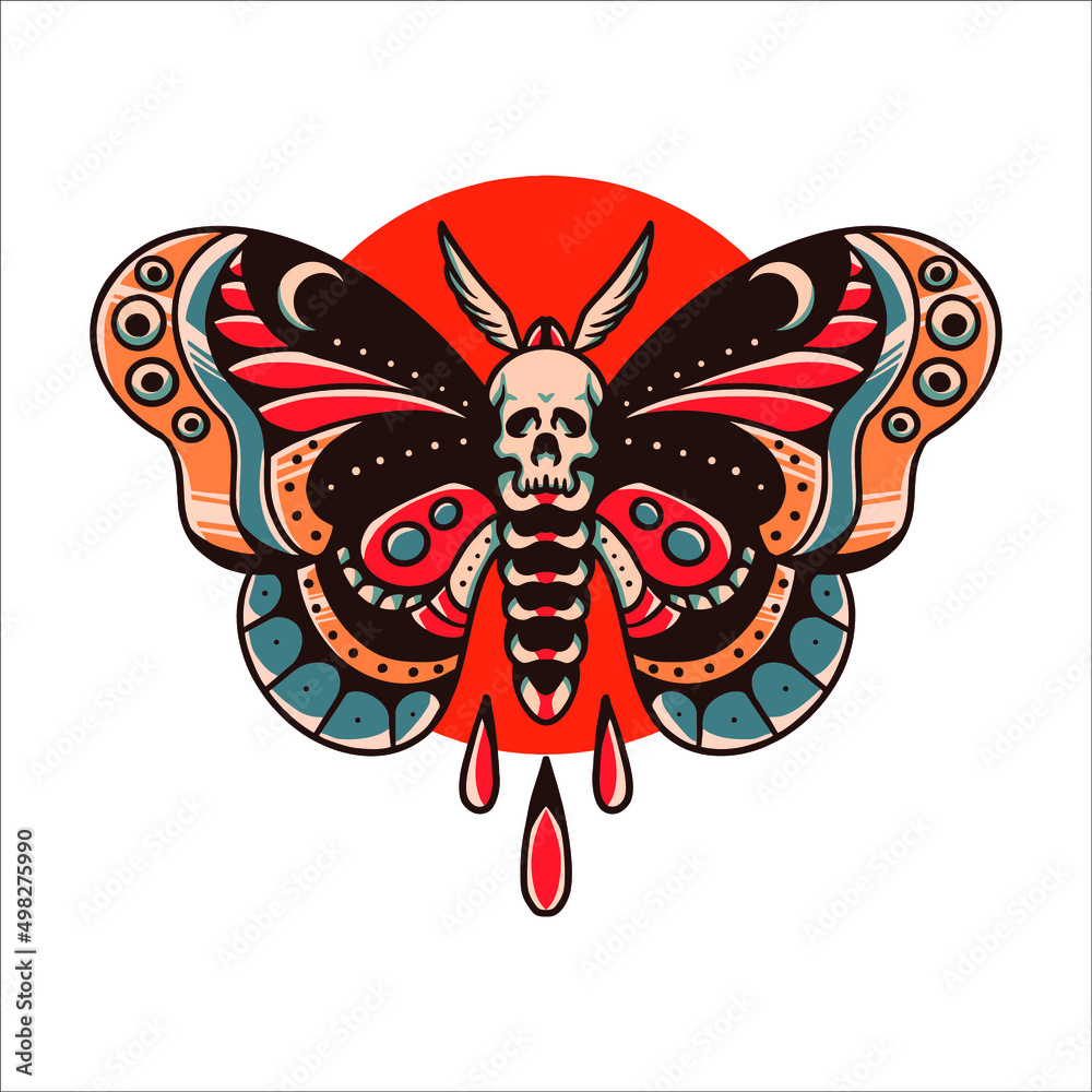 skull butterfly tattoo by dvampyrelestat on DeviantArt