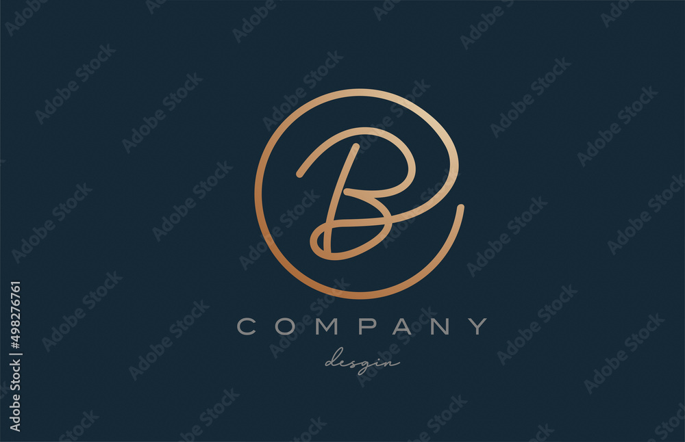 brown joined B alphabet letter logo icon design. Handwritten connected creative template for company and business brown joined B alphabet letter logo icon design. Handwritten connected creative template for company and business