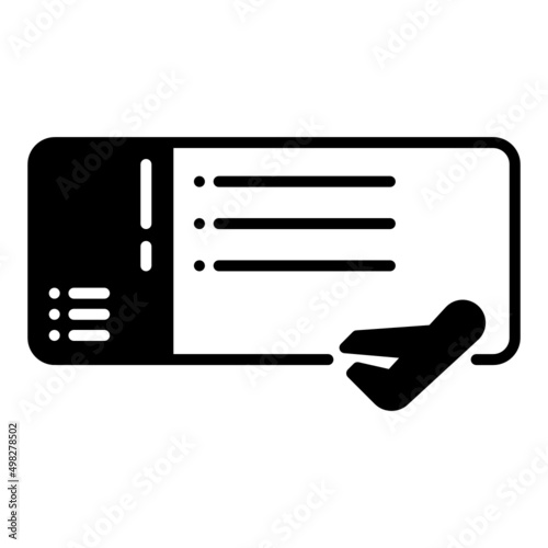 flight ticket