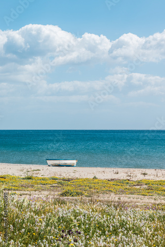 Barca sulla spiaggia