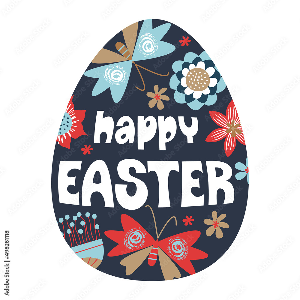happy Easter. A painted Easter egg. happy Easter. A painted Easter egg.