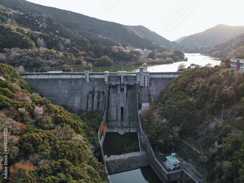 愛媛県西予市 野村ダムの風景