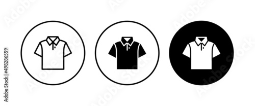 Obraz na płótnie polo shirt icon Sport Training sign