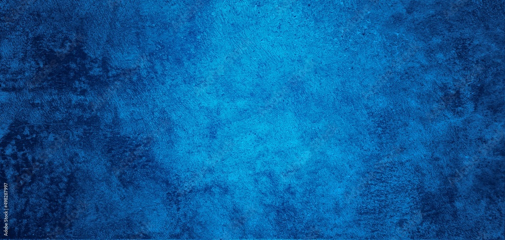Abstract Grunge Decorative Blue Wall Texture