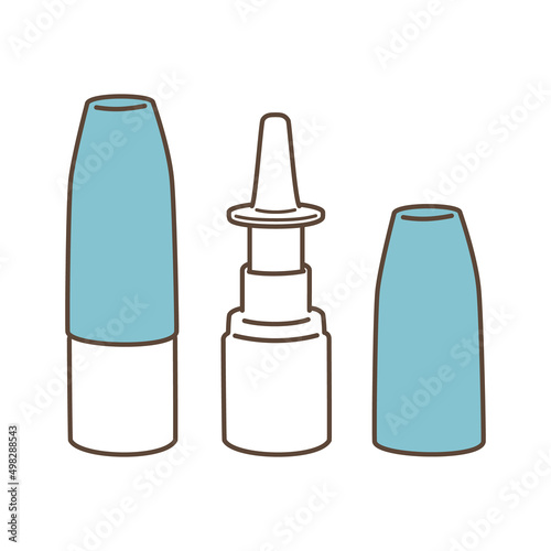 点鼻薬のイラスト