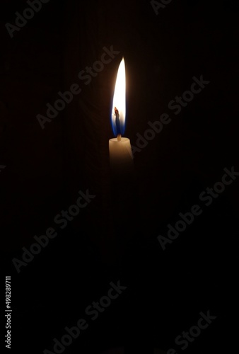 Iluminación con velas