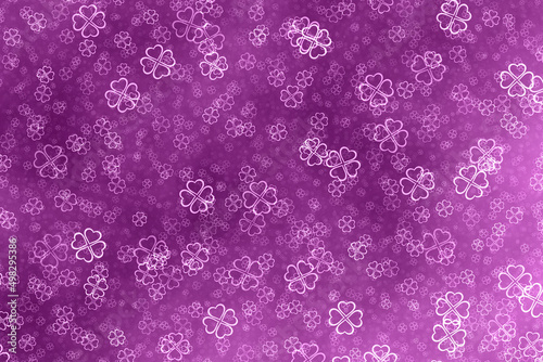 lucky decorative shamrock template