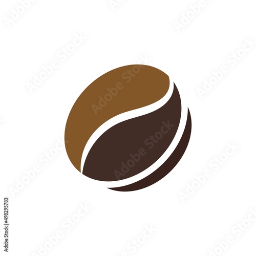 coffee bean icon vector illustration