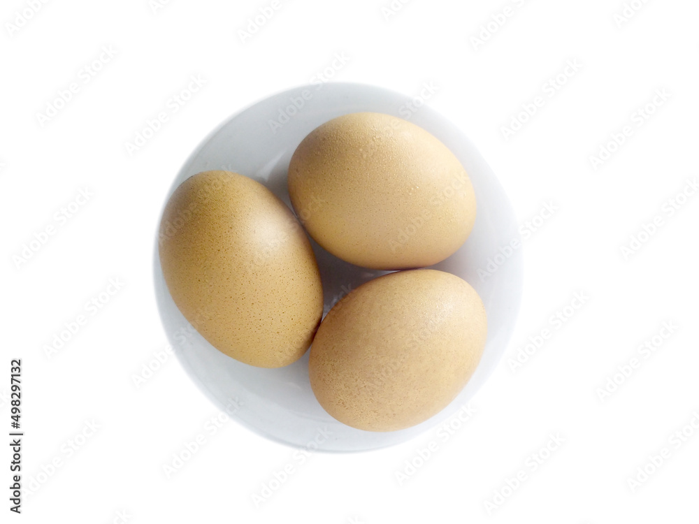 eggs on ceramic plate isolated on white background. Phonephotography. eggs on ceramic plate isolated on white background. Phonephotography.