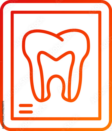 Tooth Xray Icon Style