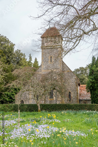 All Saints Church Hinton Ampner Hampshire England a small tranquil Saxon Church photo