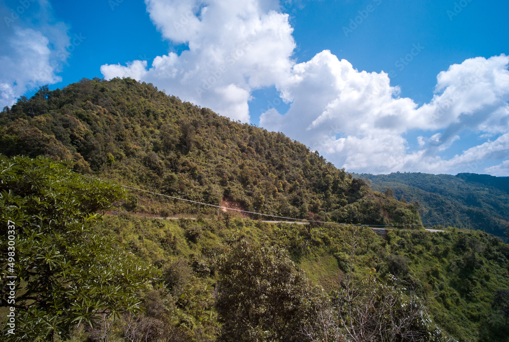 Phou Khoun Mountain, Viewpoint on the way to Luang Prabang from Vang Vieng, Laos