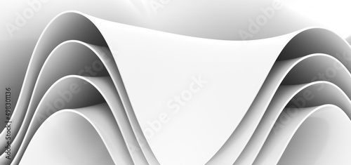 Creative image with curved ...