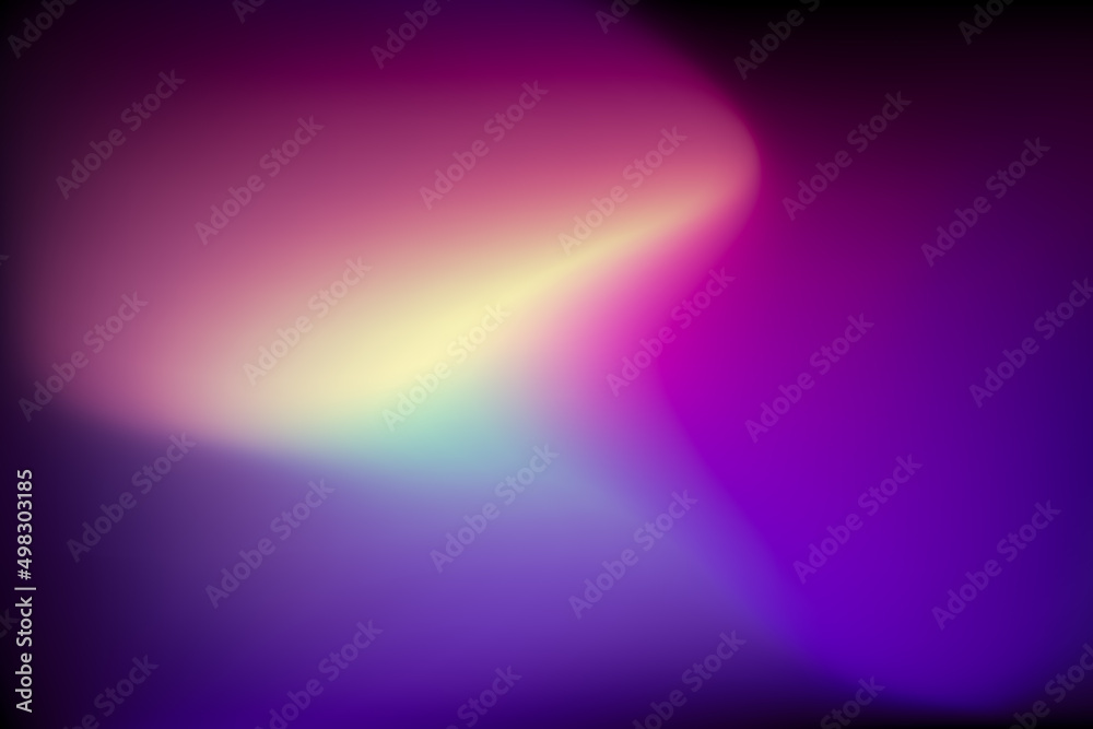 Abstract colorful gradient blur purple violet light background with smooth curve motion isolated on black. Illustration in concept technology, modern.
