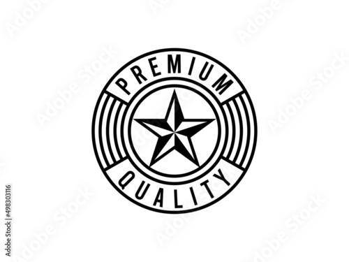 best quality guaranted label badge with star badge vintage luxury emblem logo