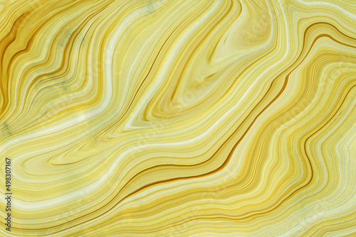 Marble ink colorful. yellow marble pattern texture abstract background