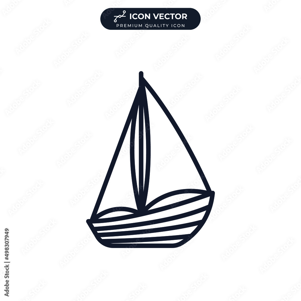 sailboat icon symbol template for graphic and web design collection logo vector illustration sailboat icon symbol template for graphic and web design collection logo vector illustration