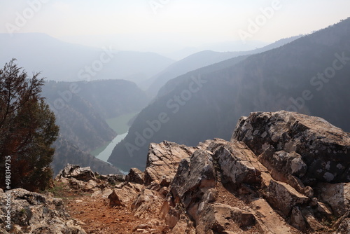 view on incredible impressive incegiz kanyonu, Turkey photo