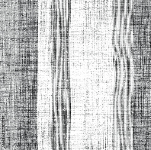 Vector fabric texture. Distressed texture of weaving fabric. Grunge background. Abstract halftone vector illustration. Overlay to create interesting effect and depth. Black isolated on white. EPS10.