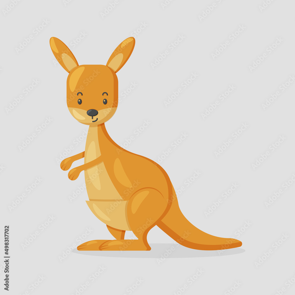 Obraz premium Cute Kangaroo Animal