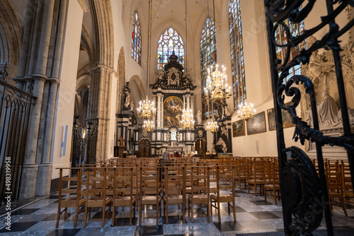 St. Michael and St. Gudula in Brussels photo