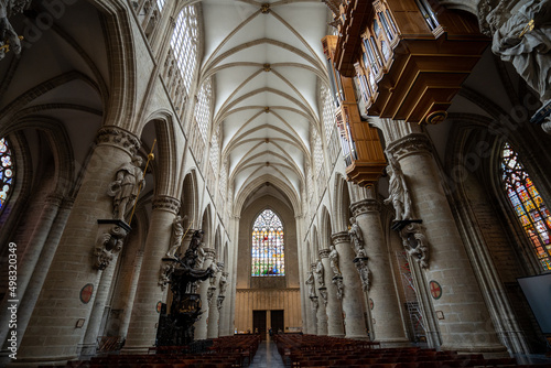 St. Michael and St. Gudula in Brussels photo