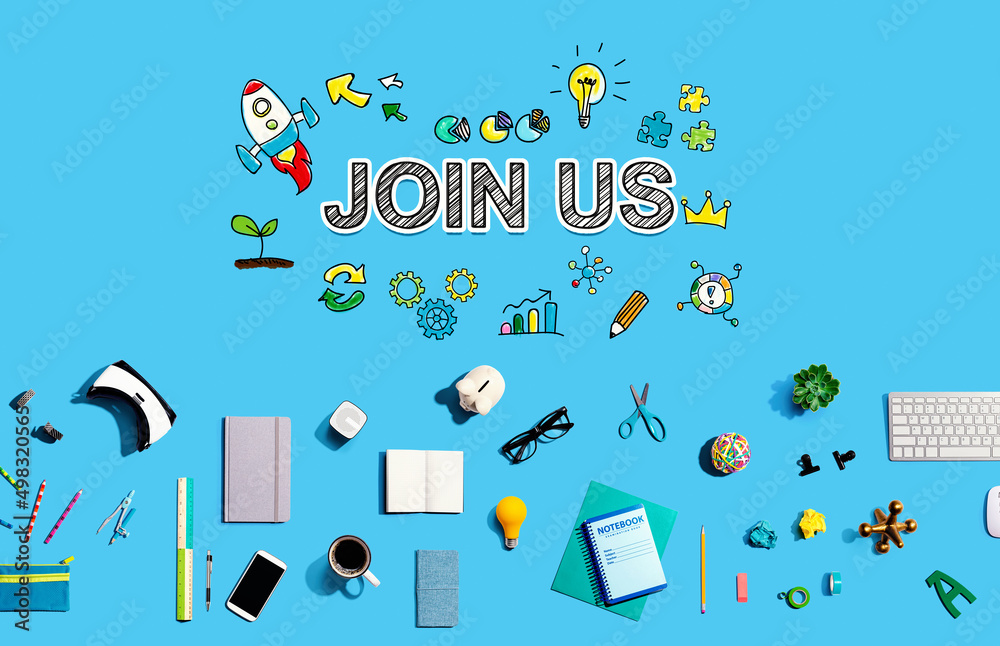 Join us with collection of electronic gadgets and office supplies Join us with collection of electronic gadgets and office supplies