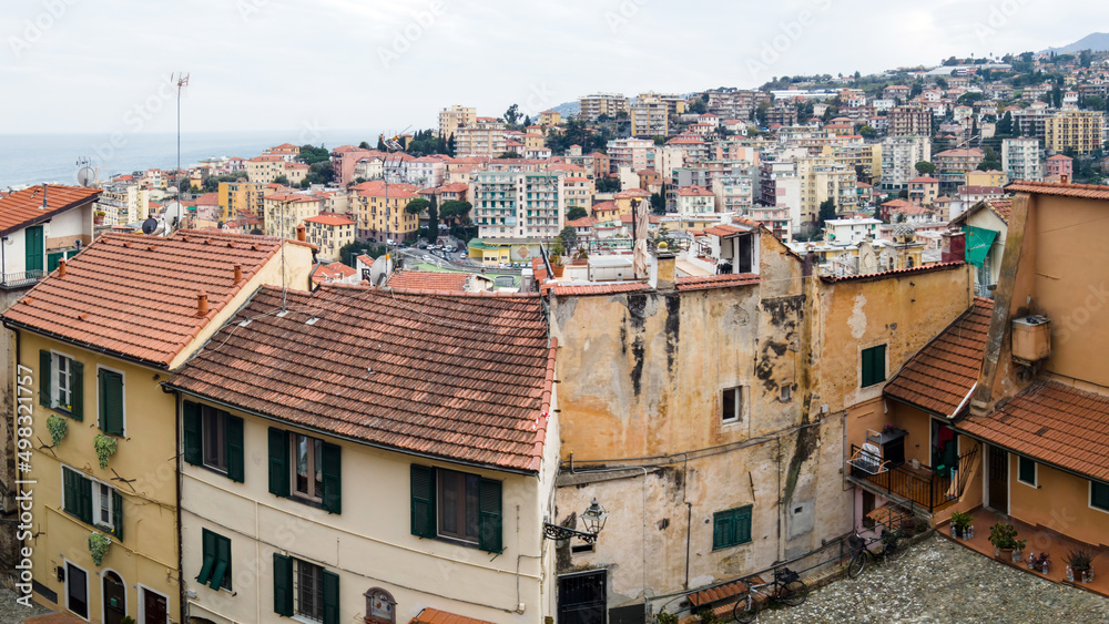 Cityscape of Sanremo, Italy