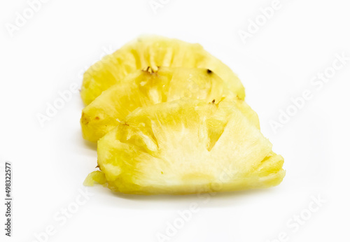 pineapple slice design isolate on white background