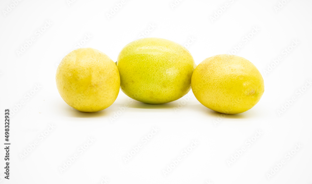 fresh Lemons isolated on white background fresh Lemons isolated on white background