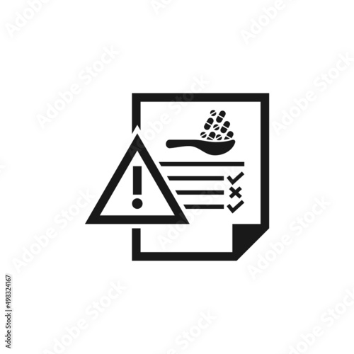 Antibiotics misuse icon isolated on white background