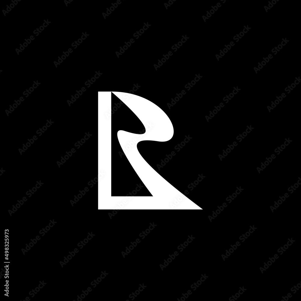 monogram letter b r logo monogram letter b r logo