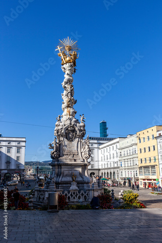 The trinity column. Graz
