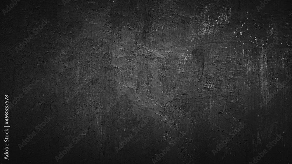 black dark grungy abstract texture cement concrete wall background 