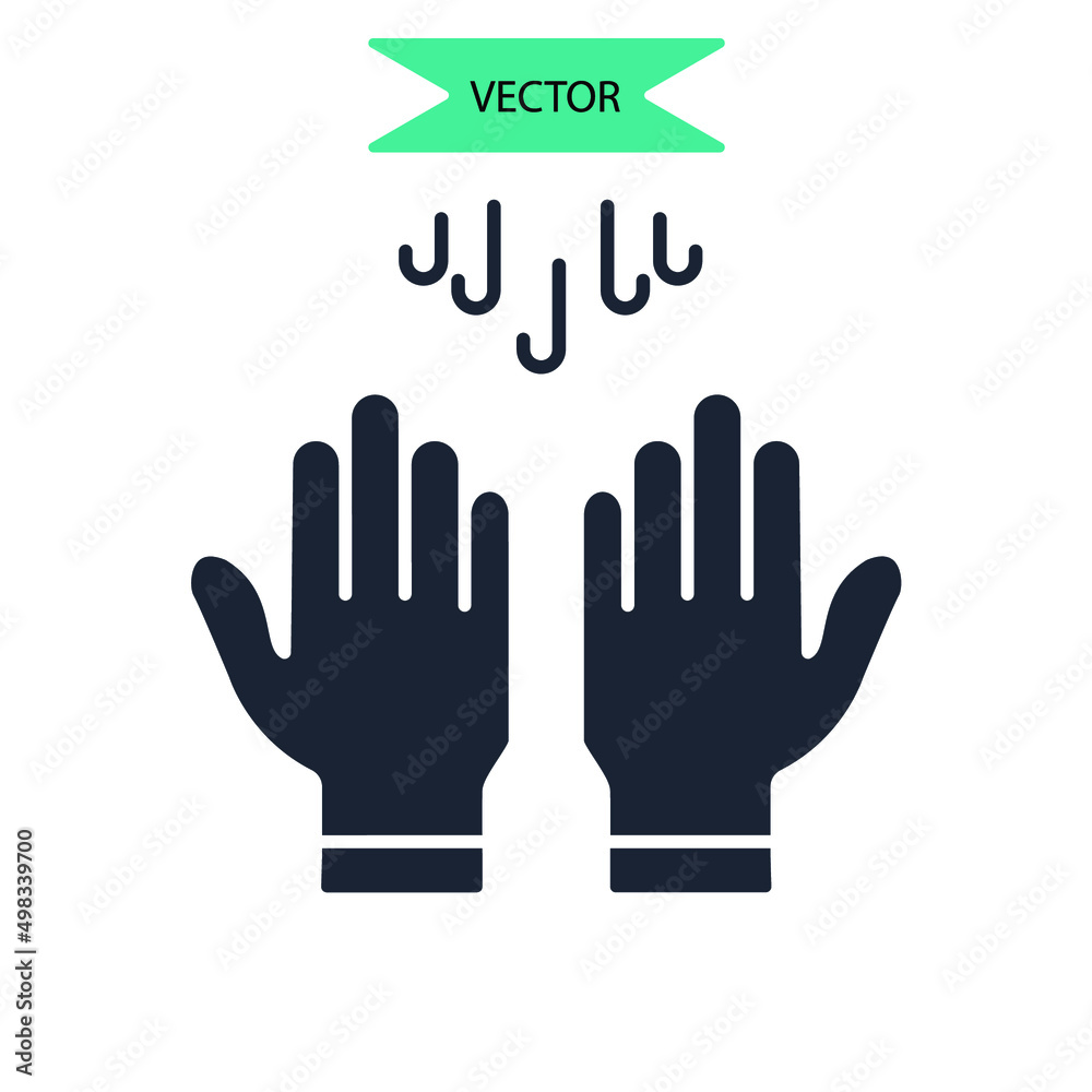 dry hygiene icons symbol vector elements for infographic web dry hygiene icons symbol vector elements for infographic web