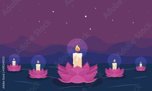 vesak day landscape