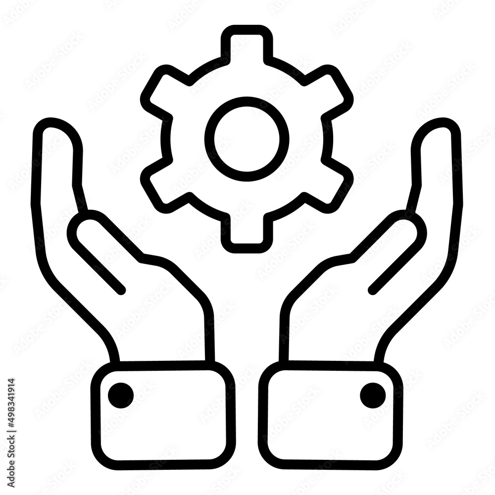 Service Flat Icon Isolated On White Background Service Flat Icon Isolated On White Background