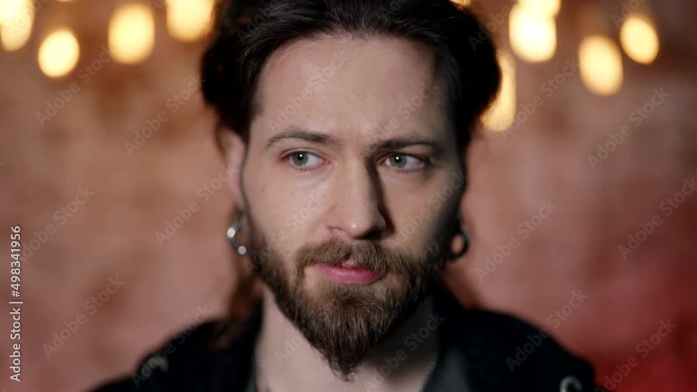 portrait of charismatic handsome man, looking at camera, attractive male face portrait of charismatic handsome man, looking at camera, attractive male face