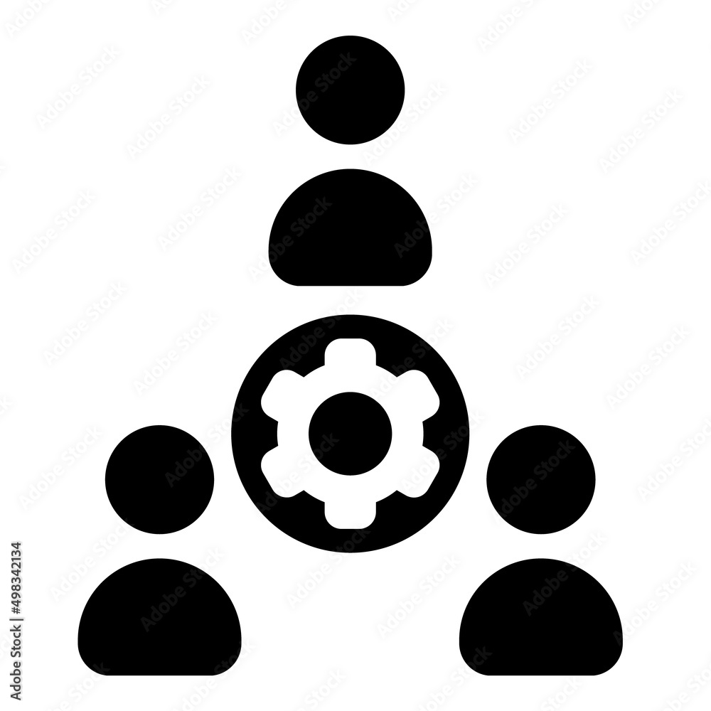 User Service Flat Icon Isolated On White Background User Service Flat Icon Isolated On White Background